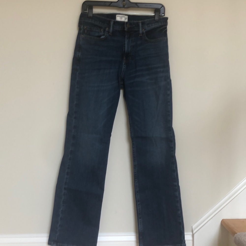Abercrombie youth boys boot leg jeans